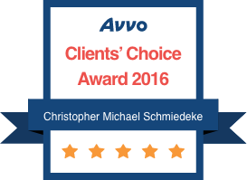 Avvo logo clients' choice award 2016