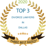top 3 divorce lawyers dallas 2020 logo