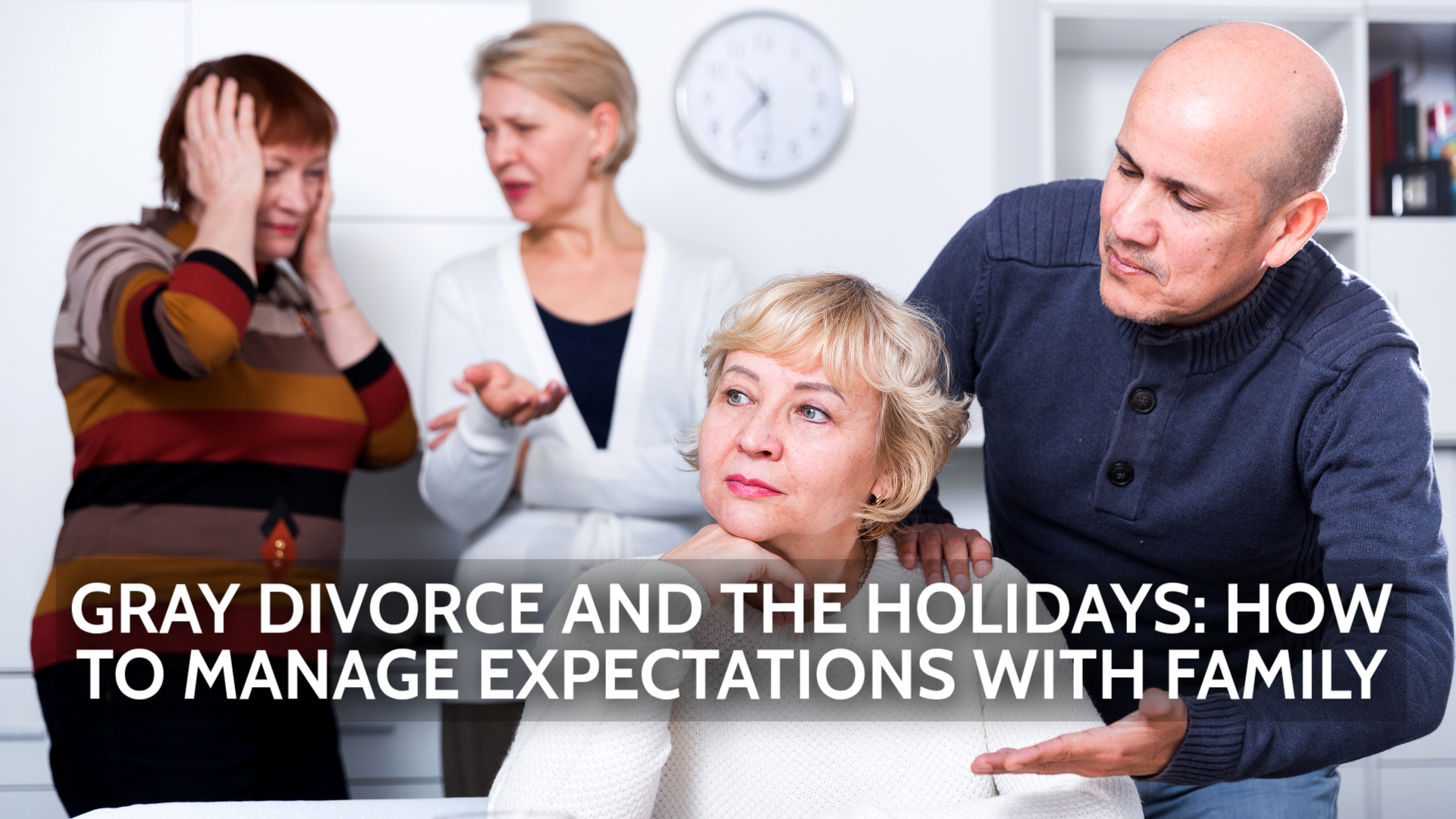 gray divorce holiday stress